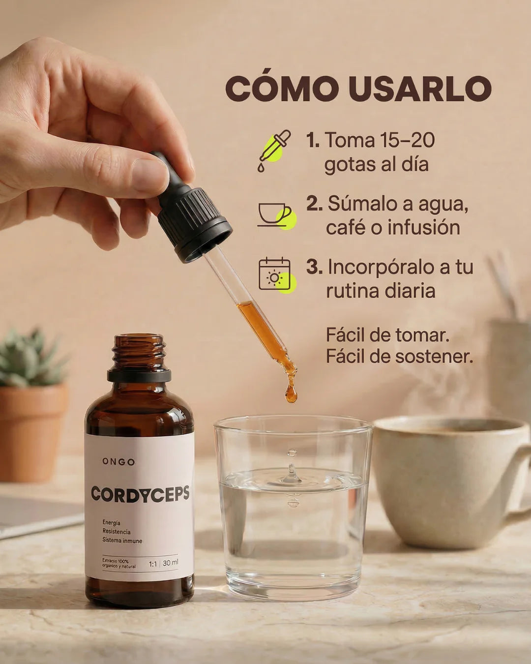Cordyceps en gotas - ONGO