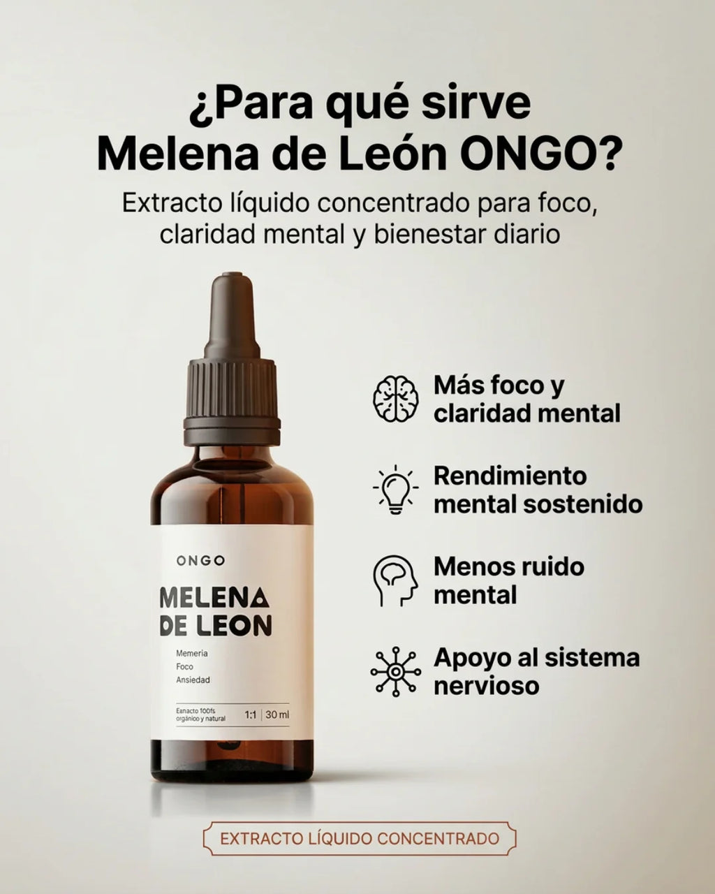 Melena de león - Cordyceps - Reishi
