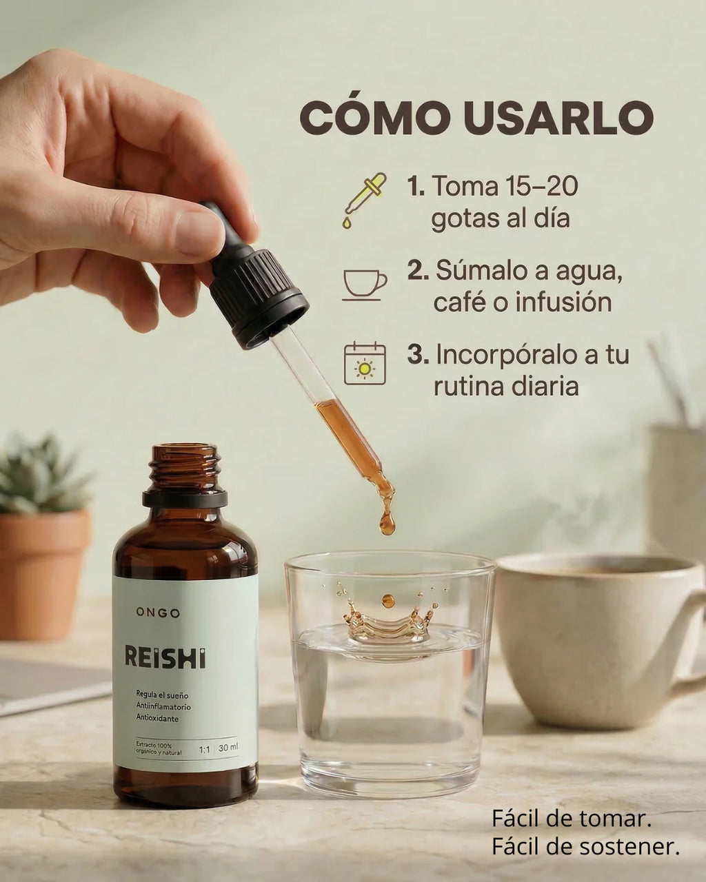 Reishi en gotas - ONGO