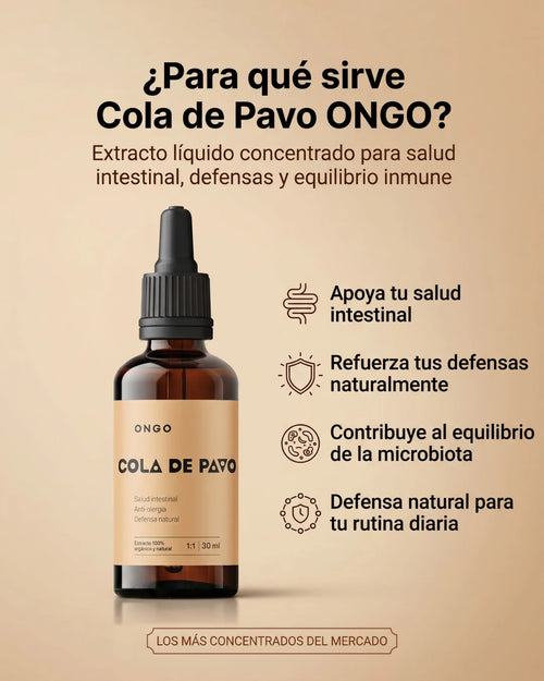 Cola de pavo en gotas - ONGO